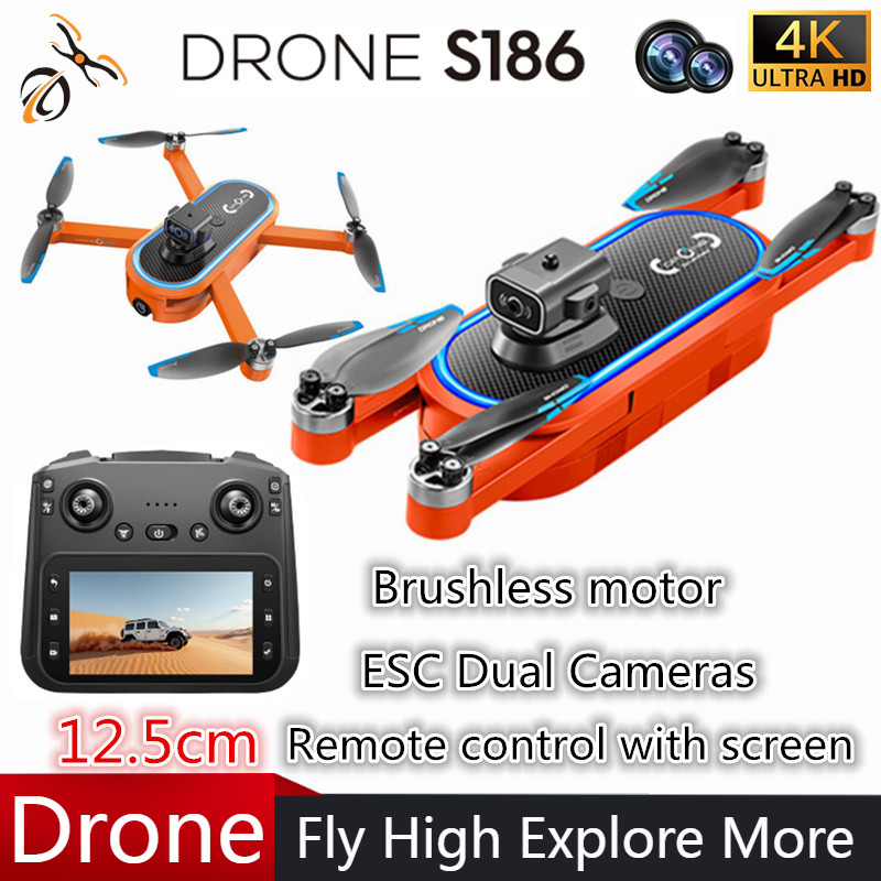 2025 s186 drone profissional 4 - Drone Controller Screen avaliação e preço