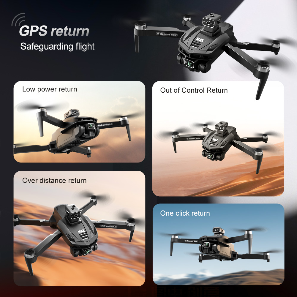 V168 PRO Max GPS Drone 8K Prof - Drone Controller Screen avaliação e preço