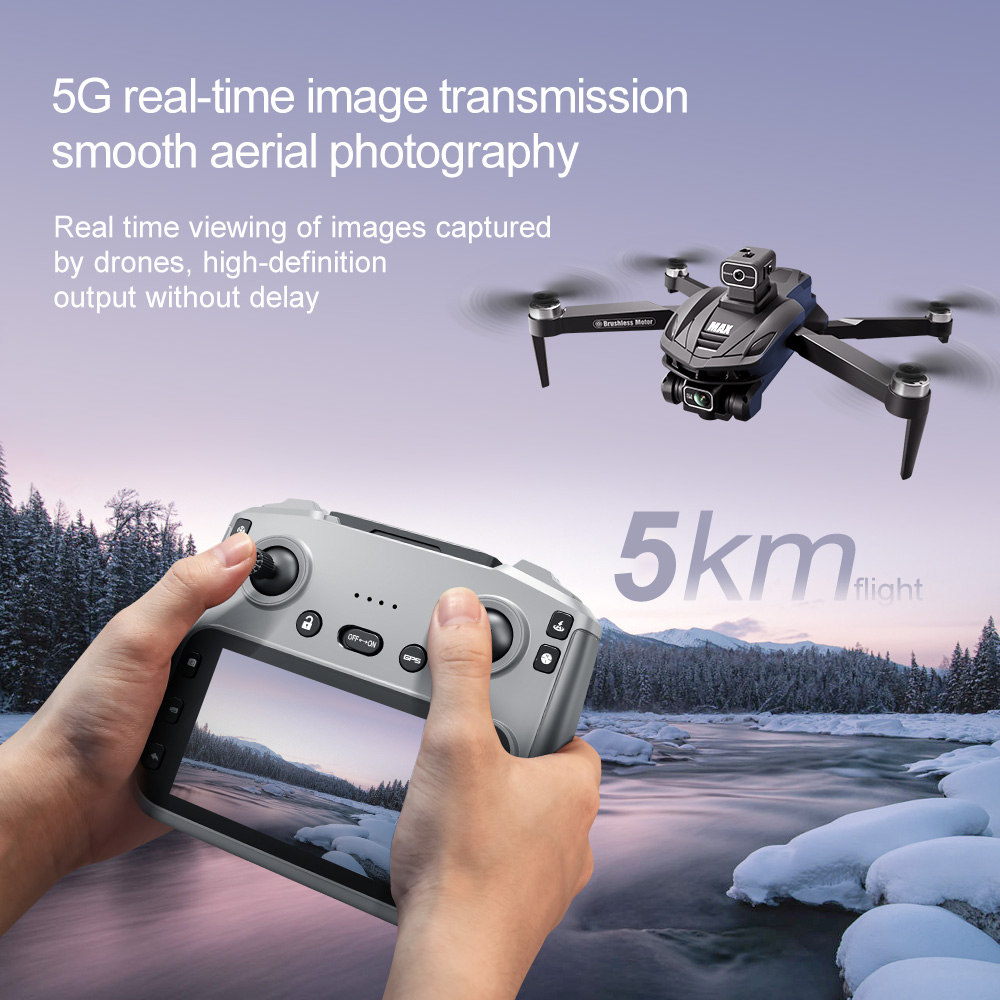 V168 PRO Max GPS Drone 8K Prof - Drone Controller Screen avaliação e preço