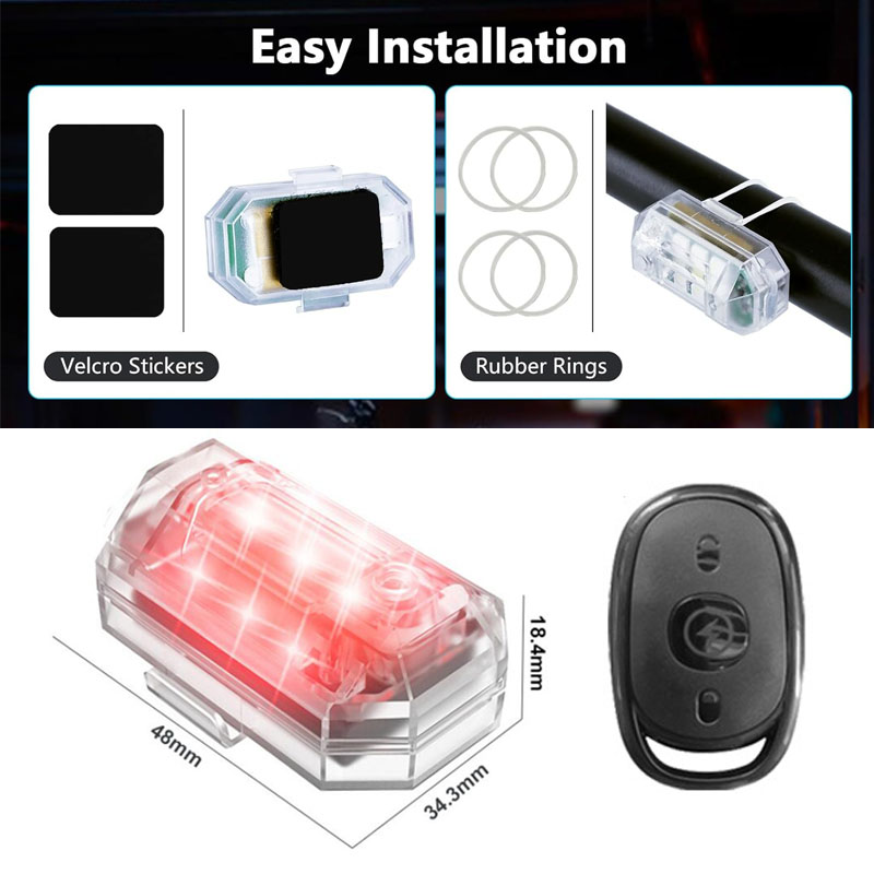 Sem fio led drone luz estrobos - Drone Beacon Light avaliação e preço