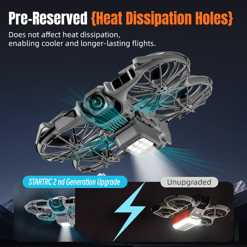 Trem de pouso LED STARTRC para - Drone Beacon Light avaliação e preço